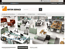Tablet Screenshot of optim-espace.com